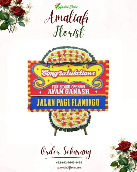 Sewa Papan Bunga Giri Tunggal